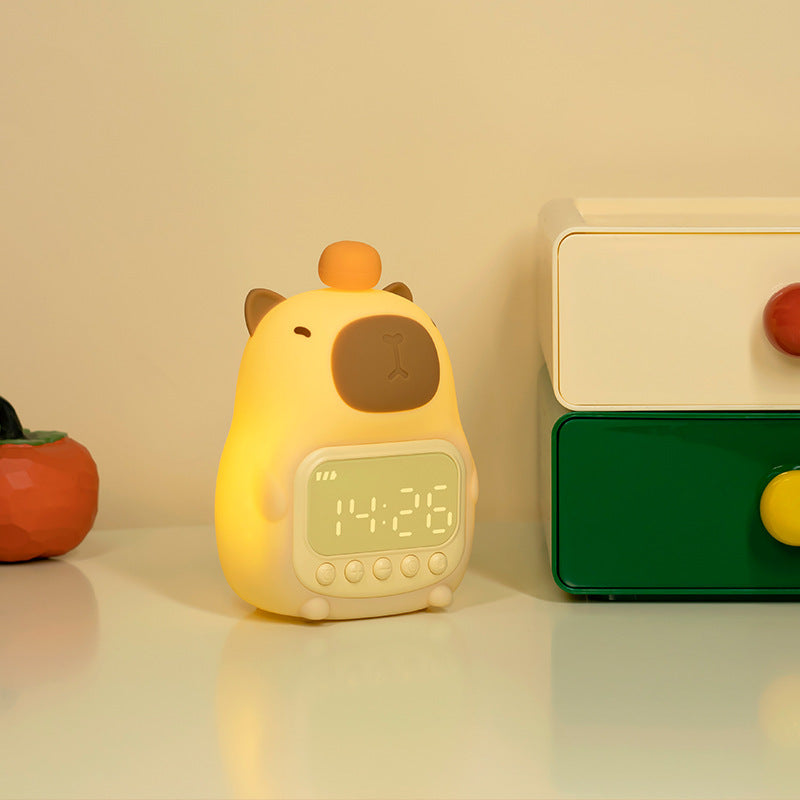 Capybara Companion Night Lamp & Alarm Clock | ventumra