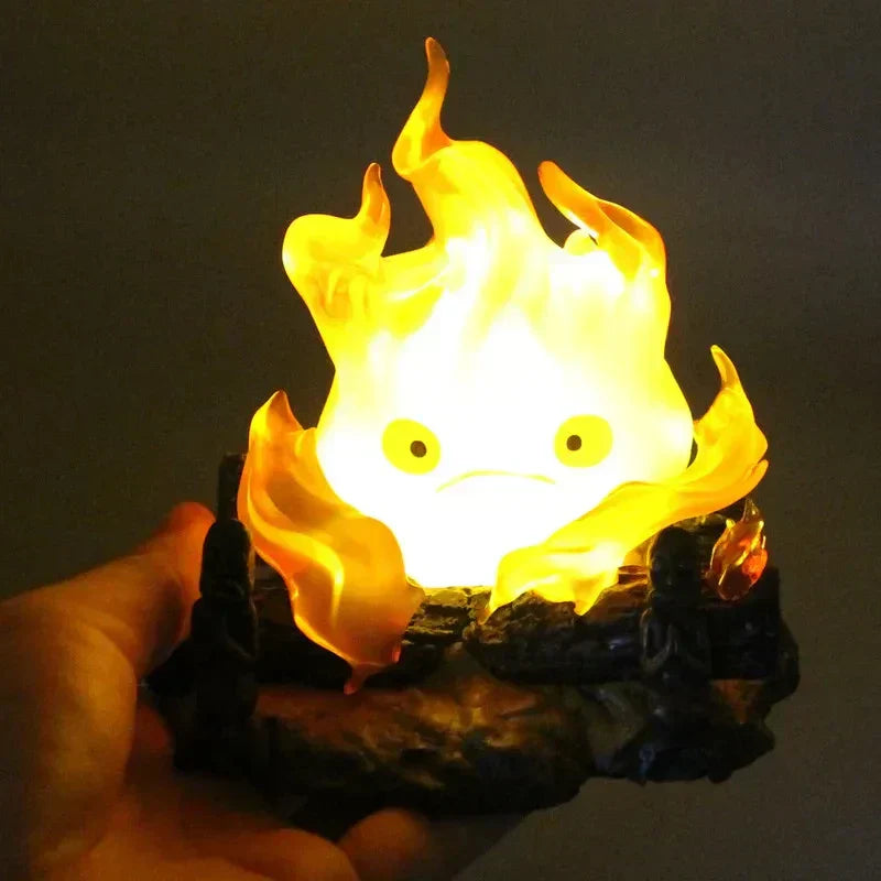 Cartoon Flame Figurine Glowing Anime Decorative Figure (Glow-in-the-Dark) | ventumra
