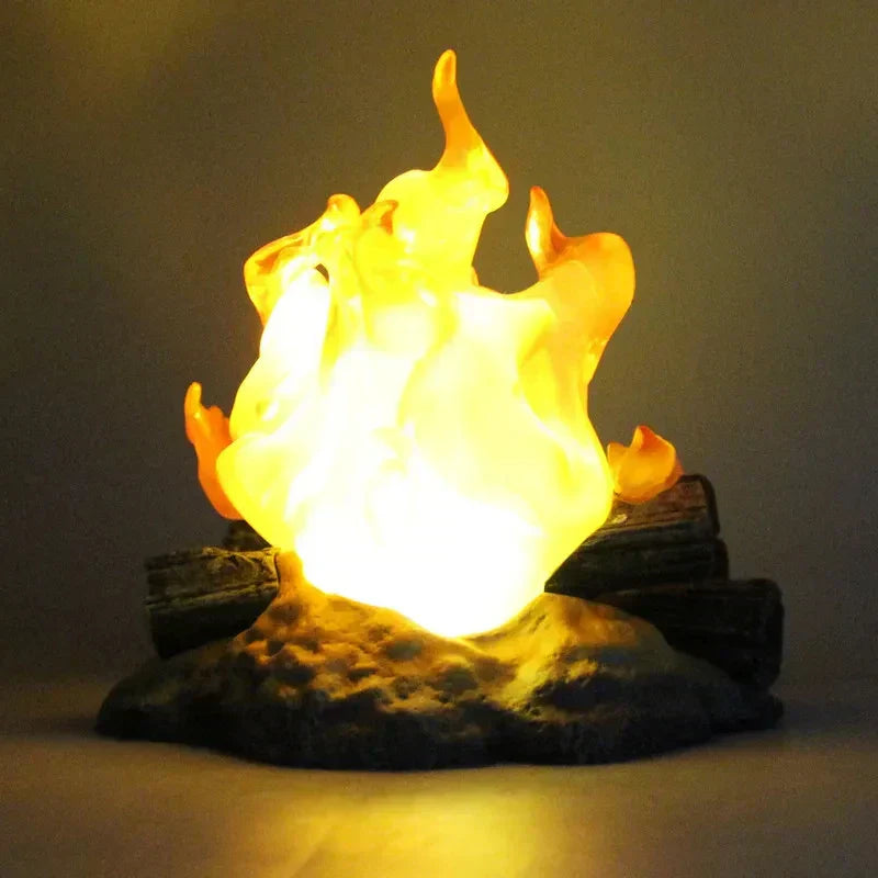Cartoon Flame Figurine Glowing Anime Decorative Figure (Glow-in-the-Dark) | ventumra