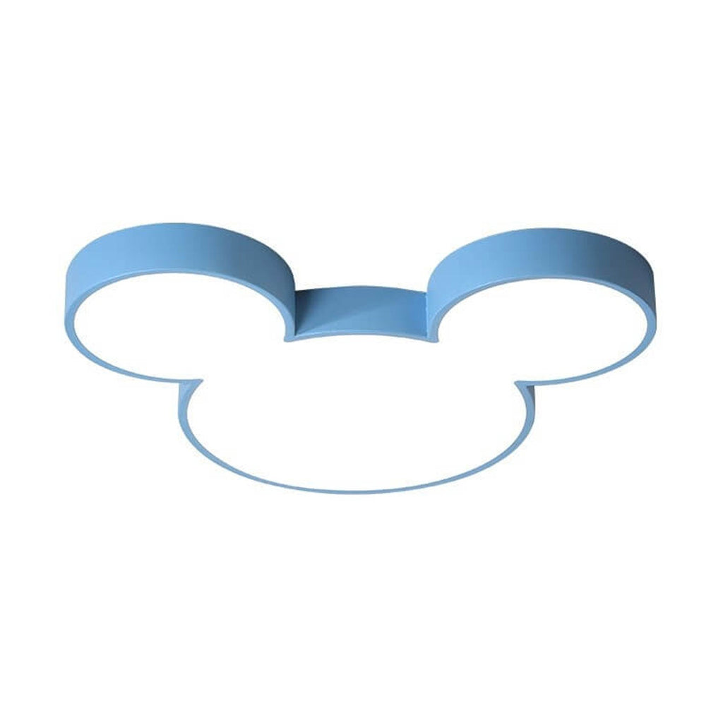 Mickey-Inspired LED Flush Mount Ceiling Light Kids Room | ventumra