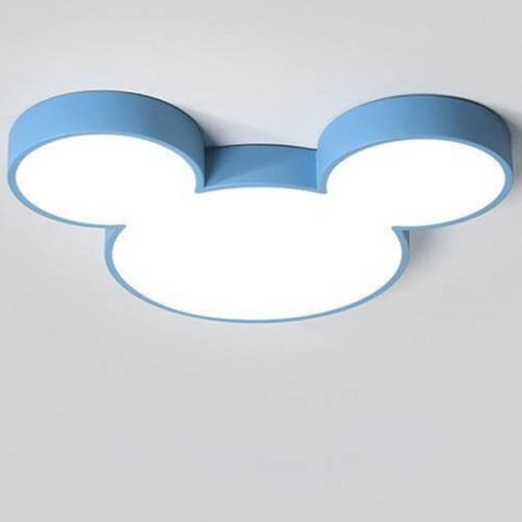 Mickey-Inspired LED Flush Mount Ceiling Light Kids Room | ventumra