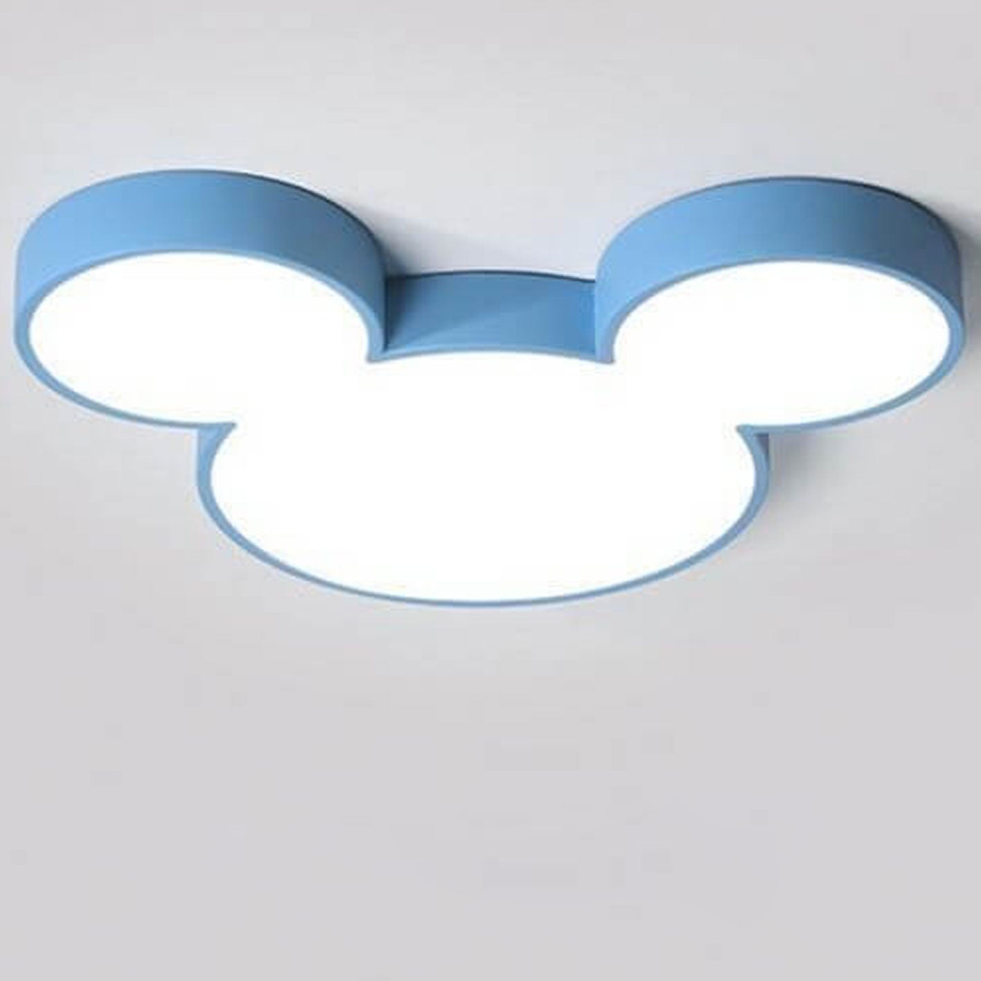 Mickey-Inspired LED Flush Mount Ceiling Light Kids Room | ventumra
