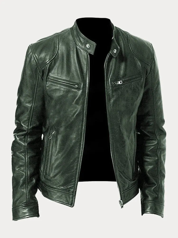 Timeless Essential Leather Jacket | ventumra