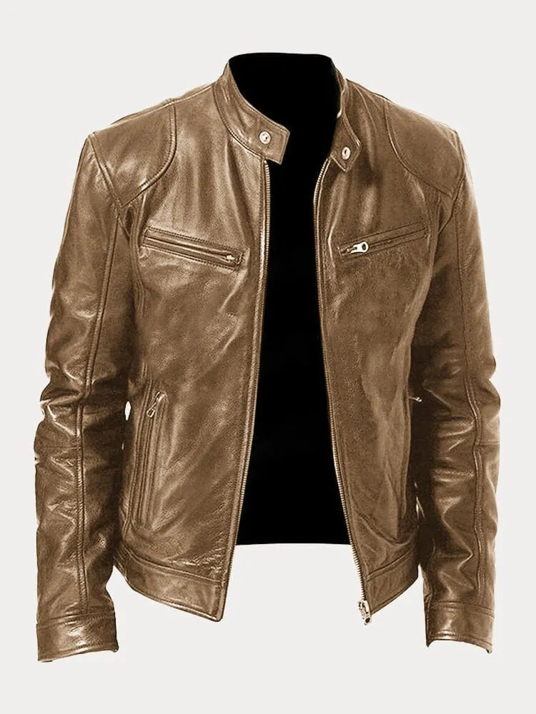 Timeless Essential Leather Jacket | ventumra