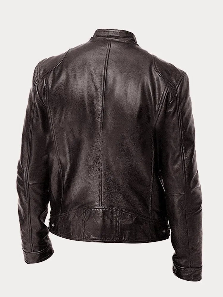 Timeless Essential Leather Jacket | ventumra