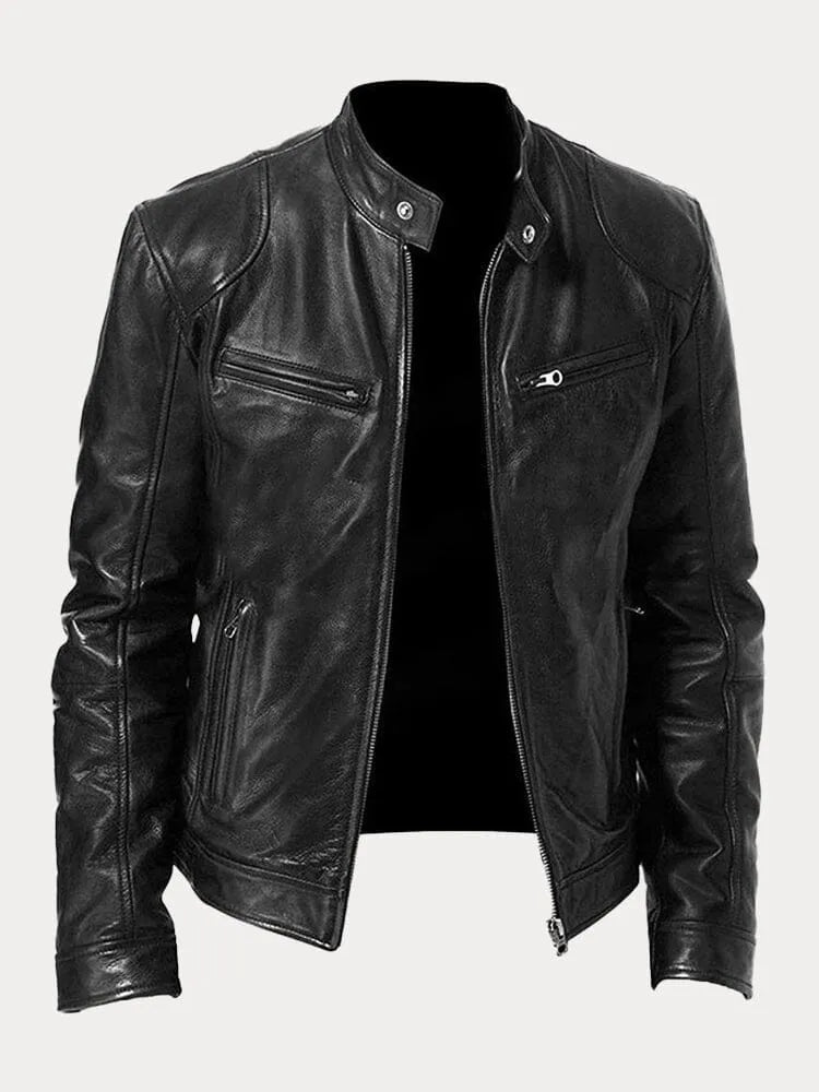 Timeless Essential Leather Jacket | ventumra