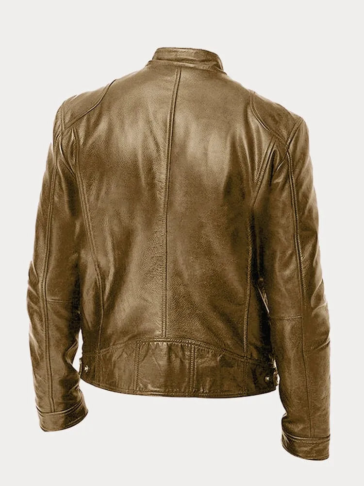 Timeless Essential Leather Jacket | ventumra