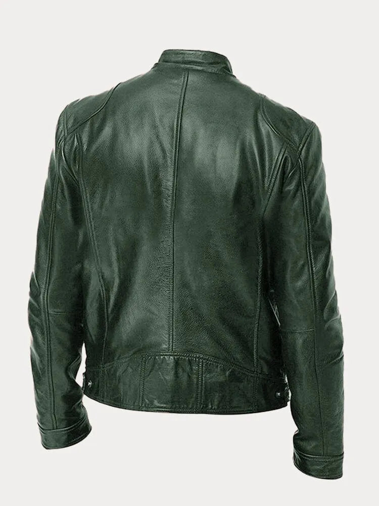 Timeless Essential Leather Jacket | ventumra