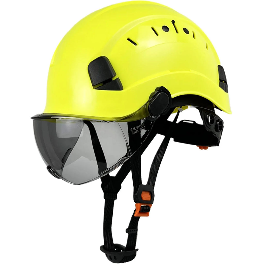 CE ABS Safety Helmet with Goggles & Visor – SafeGuard | ventumra