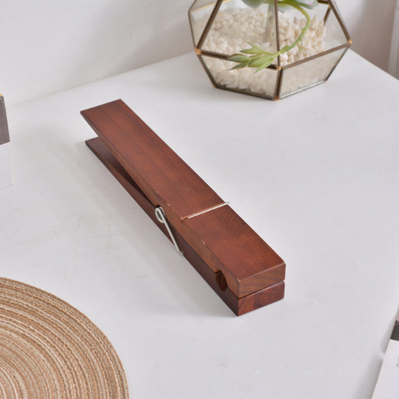 Rustic Wooden Clothespin Towel Hook | ventumra