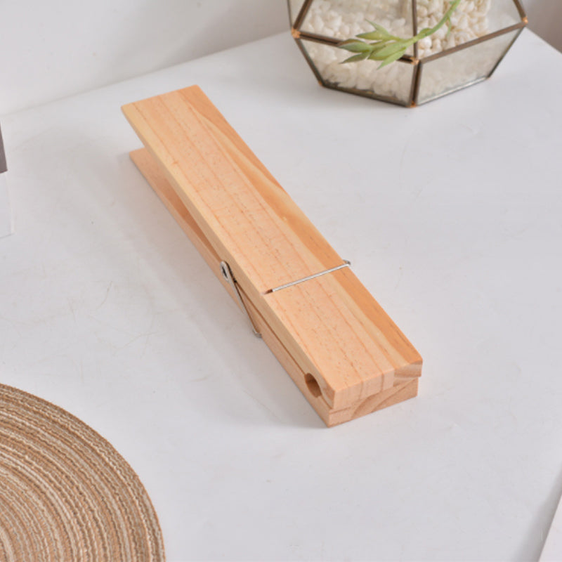 Rustic Wooden Clothespin Towel Hook | ventumra