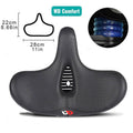 Comfortable Ergonomic Bicycle Saddle - Extra Wide Padded Seat | ventumra