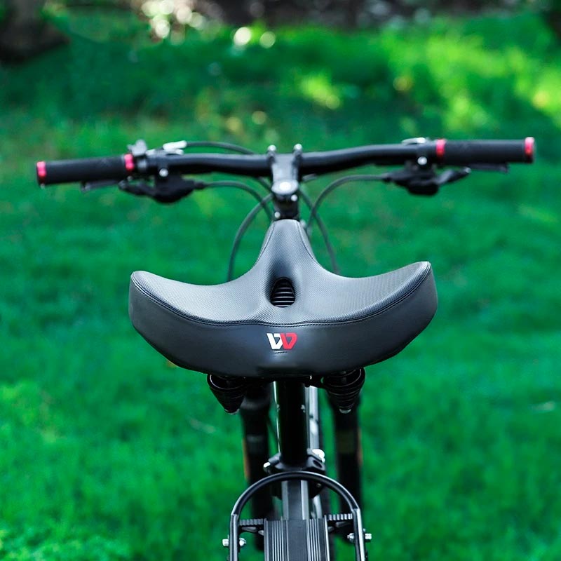 Comfortable Ergonomic Bicycle Saddle - Extra Wide Padded Seat | ventumra
