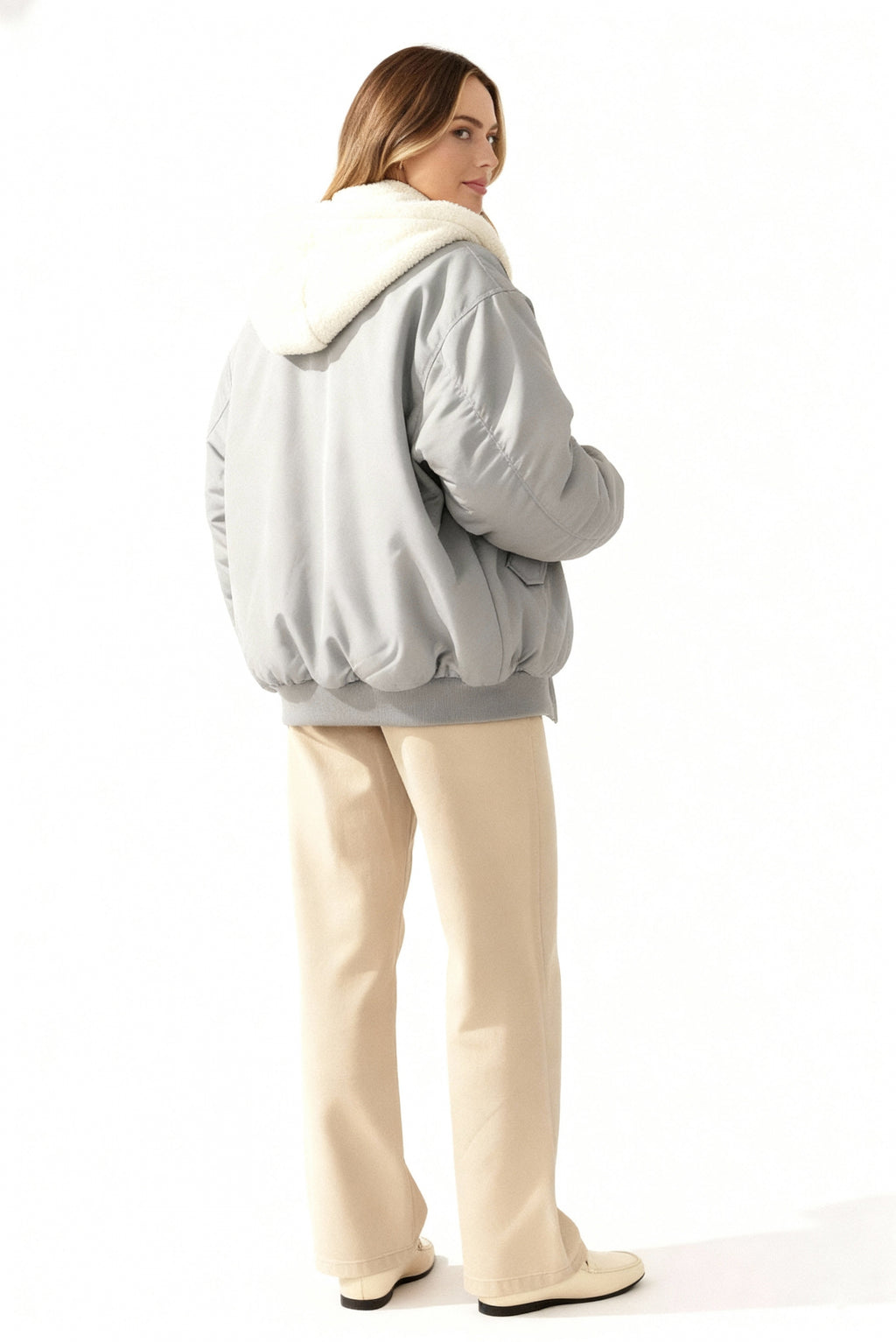 Cozy Lined Oversized Bomber Jacket | ventumra