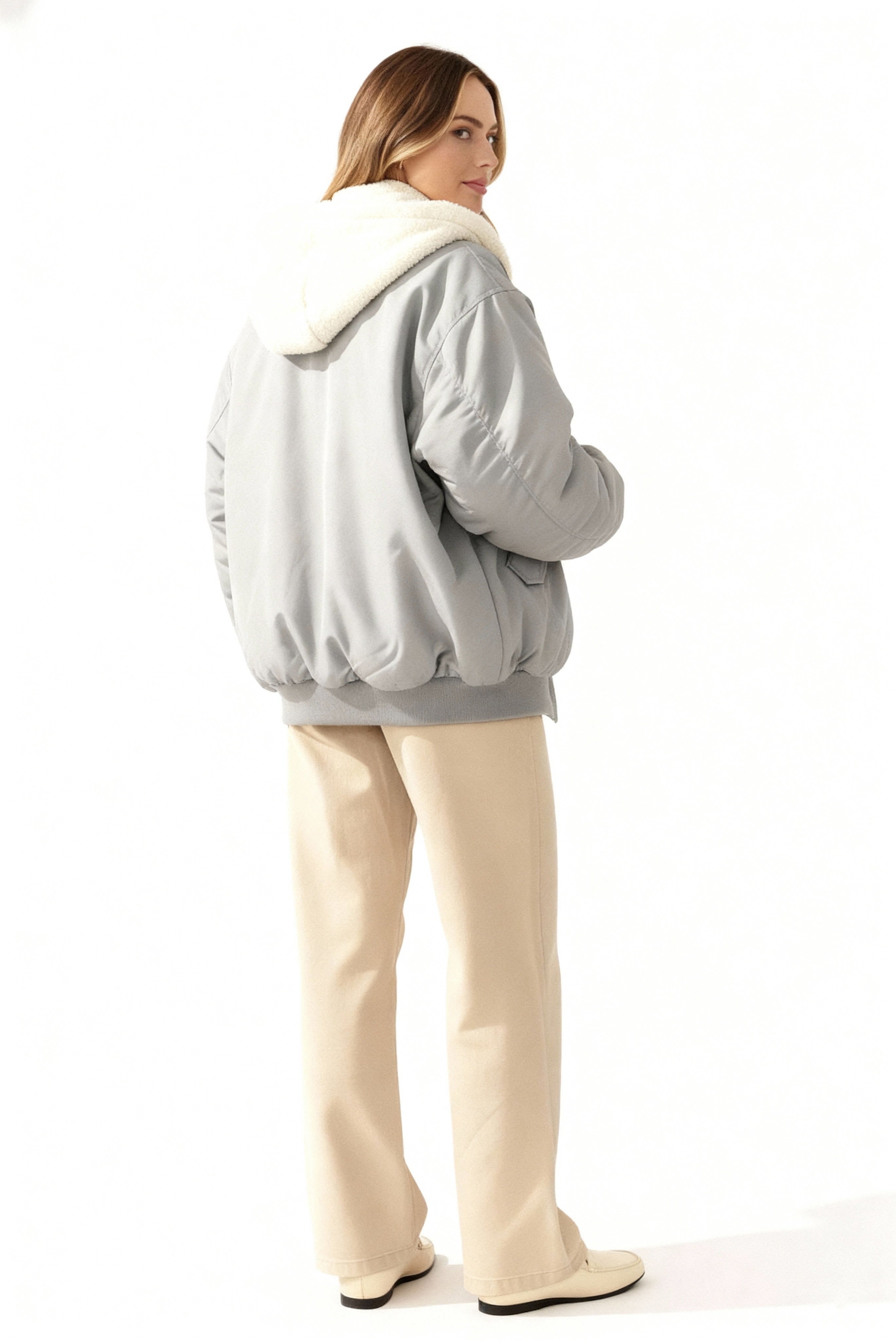 Cozy Lined Oversized Bomber Jacket | ventumra