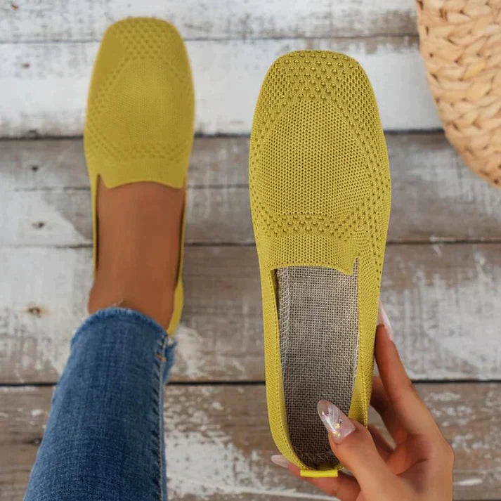 Women's Cushioned Knit Loafers | ventumra