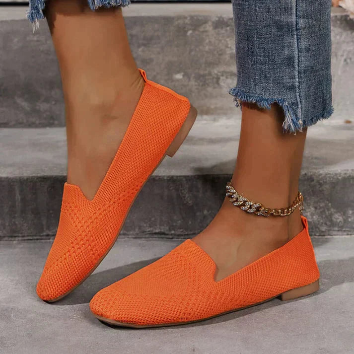Women's Cushioned Knit Loafers | ventumra