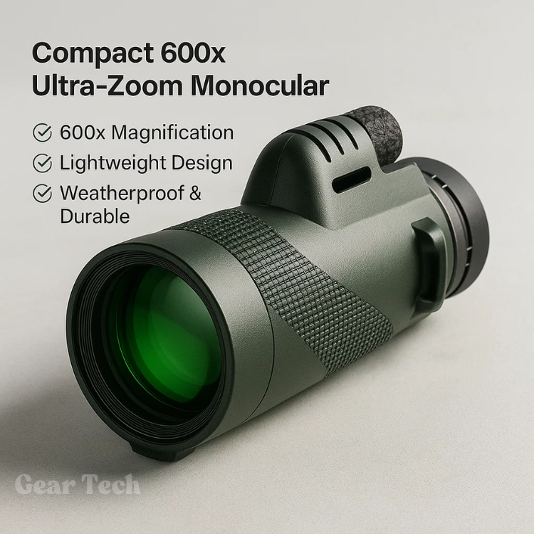 600x Zoom Monocular with HD Lens, Ultra-Light for Outdoors | ventumra