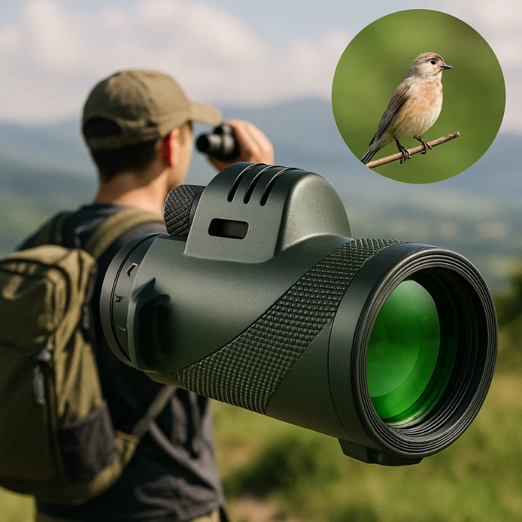 600x Zoom Monocular with HD Lens, Ultra-Light for Outdoors | ventumra