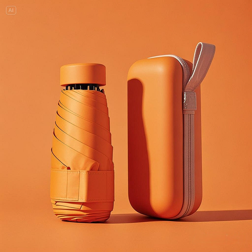 Compact Travel Umbrella with Waterproof Case | ventumra