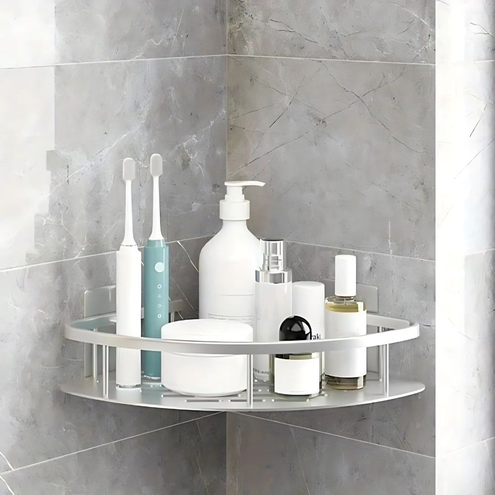 Corner Shower Shelf with Adhesive Mount | ventumra