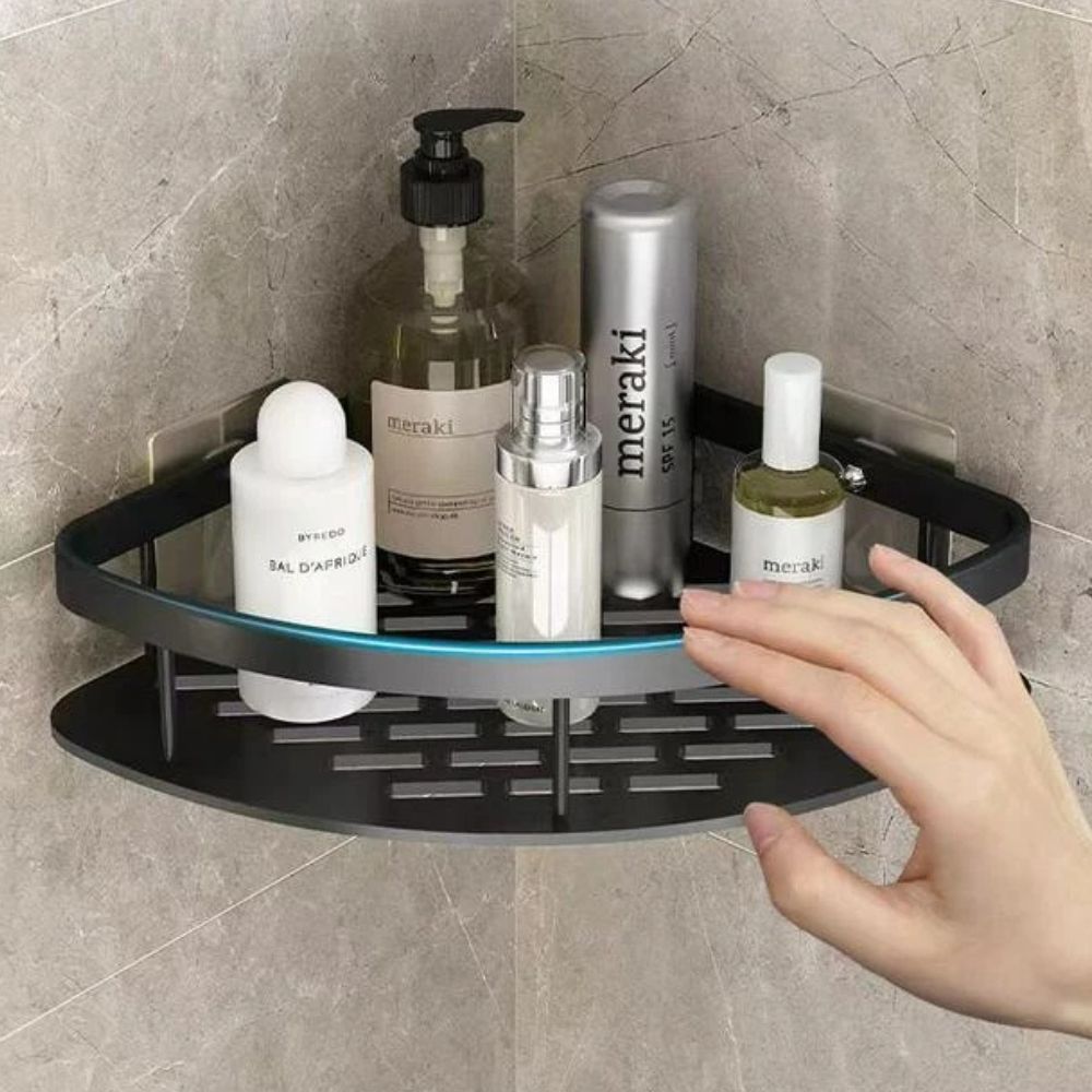 Corner Shower Shelf with Adhesive Mount | ventumra