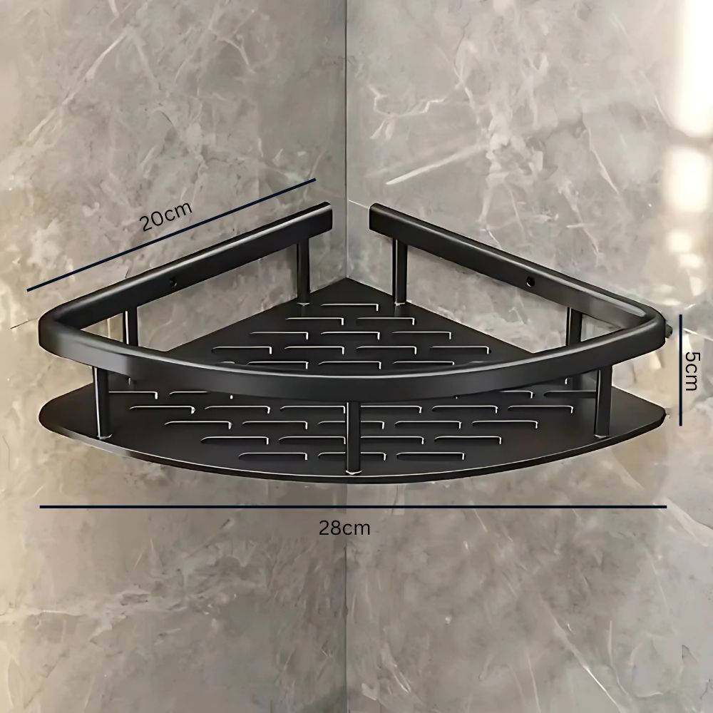 Corner Shower Shelf with Adhesive Mount | ventumra