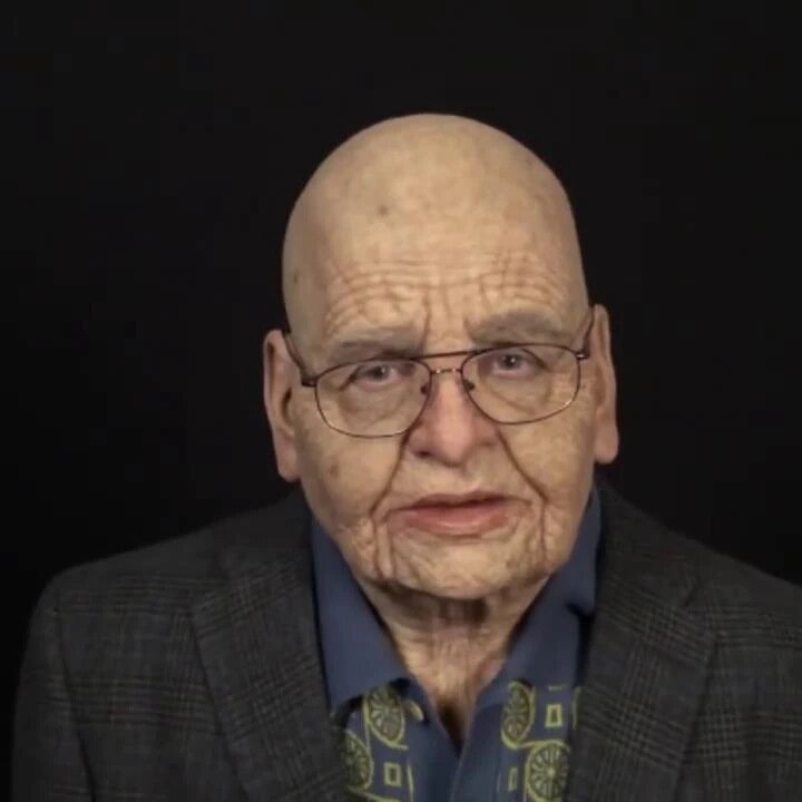 Lifelike Elderly Gentleman Halloween Mask for Adults | ventumra