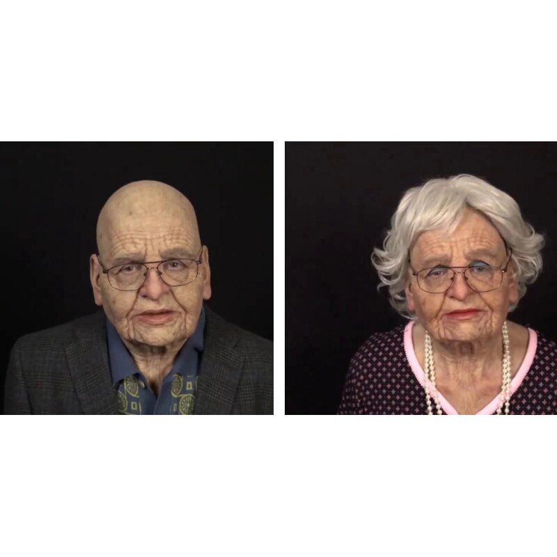 Lifelike Elderly Gentleman Halloween Mask for Adults | ventumra