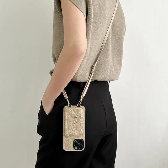 Crossbody Phone Case with Card Slot & Key Clip | ventumra