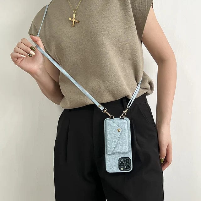 Crossbody Phone Case with Card Slot & Key Clip | ventumra
