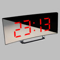 Digital Curved Mirror Alarm Clock with Snooze | ventumra