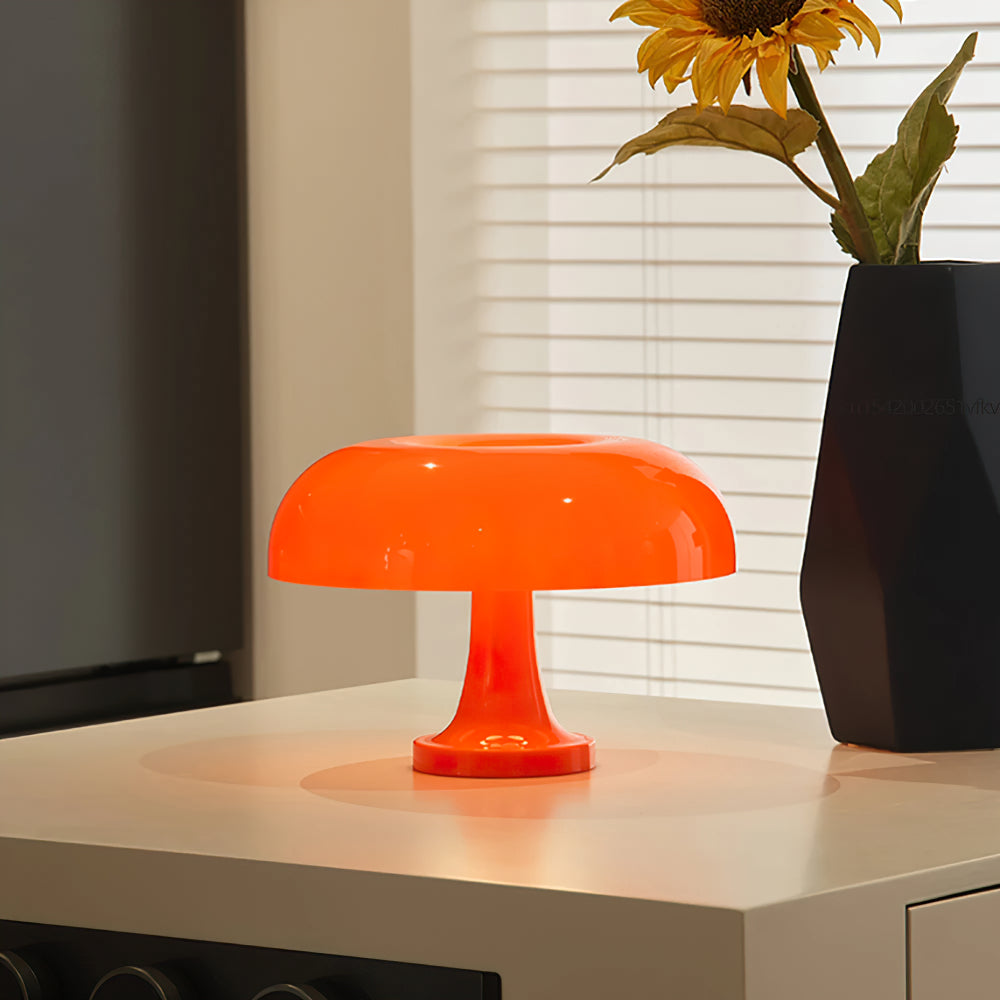 Dimmable Mushroom Table Lamp with USB | ventumra