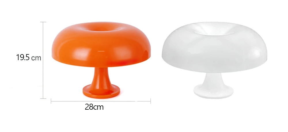 Dimmable Mushroom Table Lamp with USB | ventumra