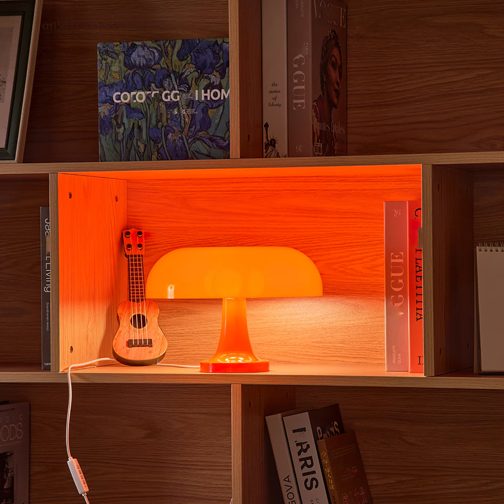 Dimmable Mushroom Table Lamp with USB | ventumra