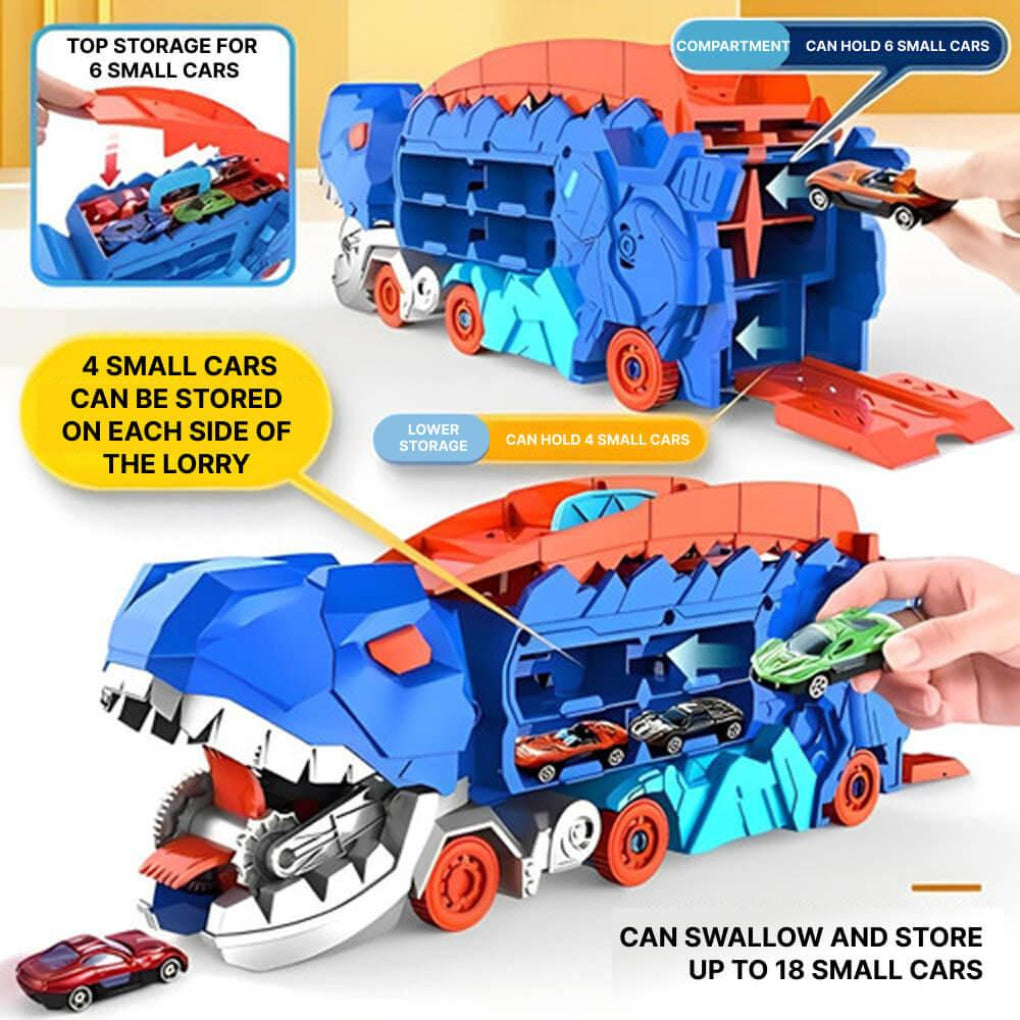 Dinosaur Truck Toy Set Racing Track | ventumra