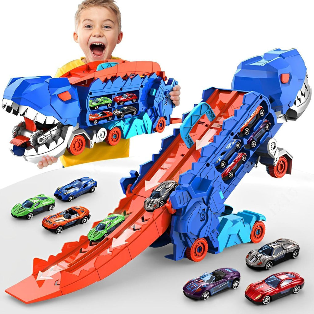 Dinosaur Truck Toy Set Racing Track | ventumra