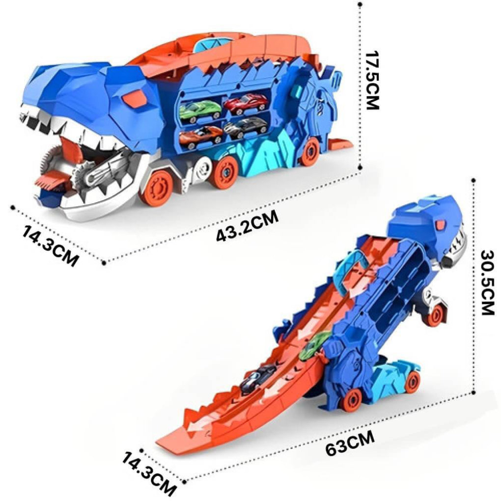 Dinosaur Truck Toy Set Racing Track | ventumra