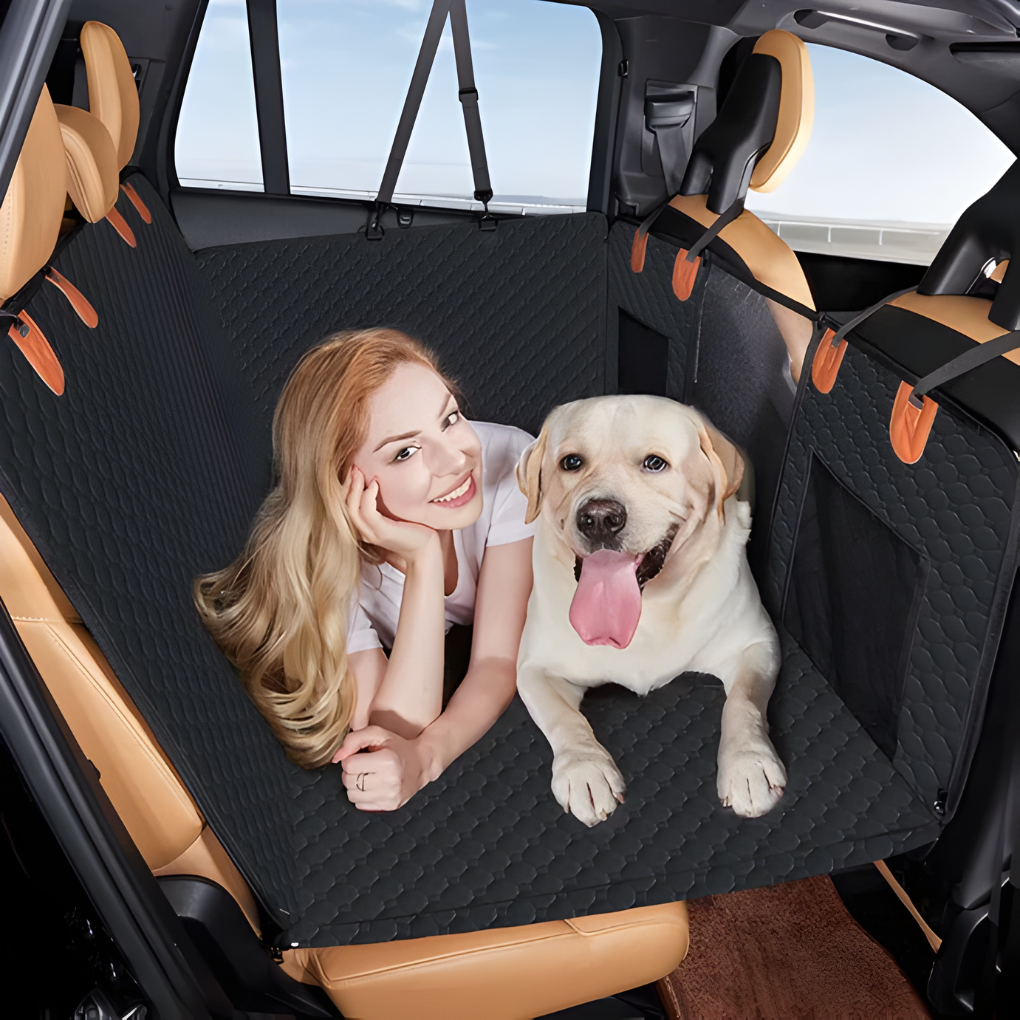 Dog Car Seat Extender Hammock with Quilted Design | ventumra
