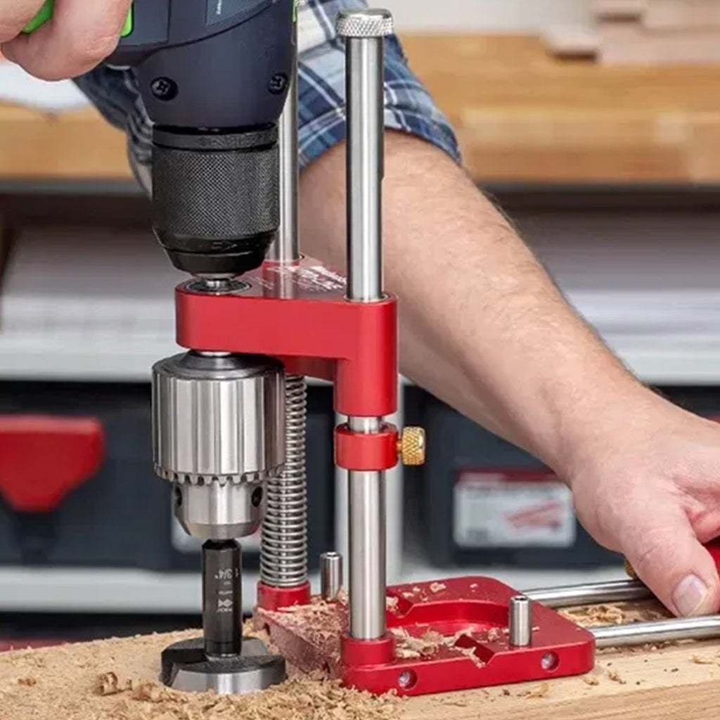 Handheld Drill Guide for Woodworking - Portable & Adjustable | ventumra