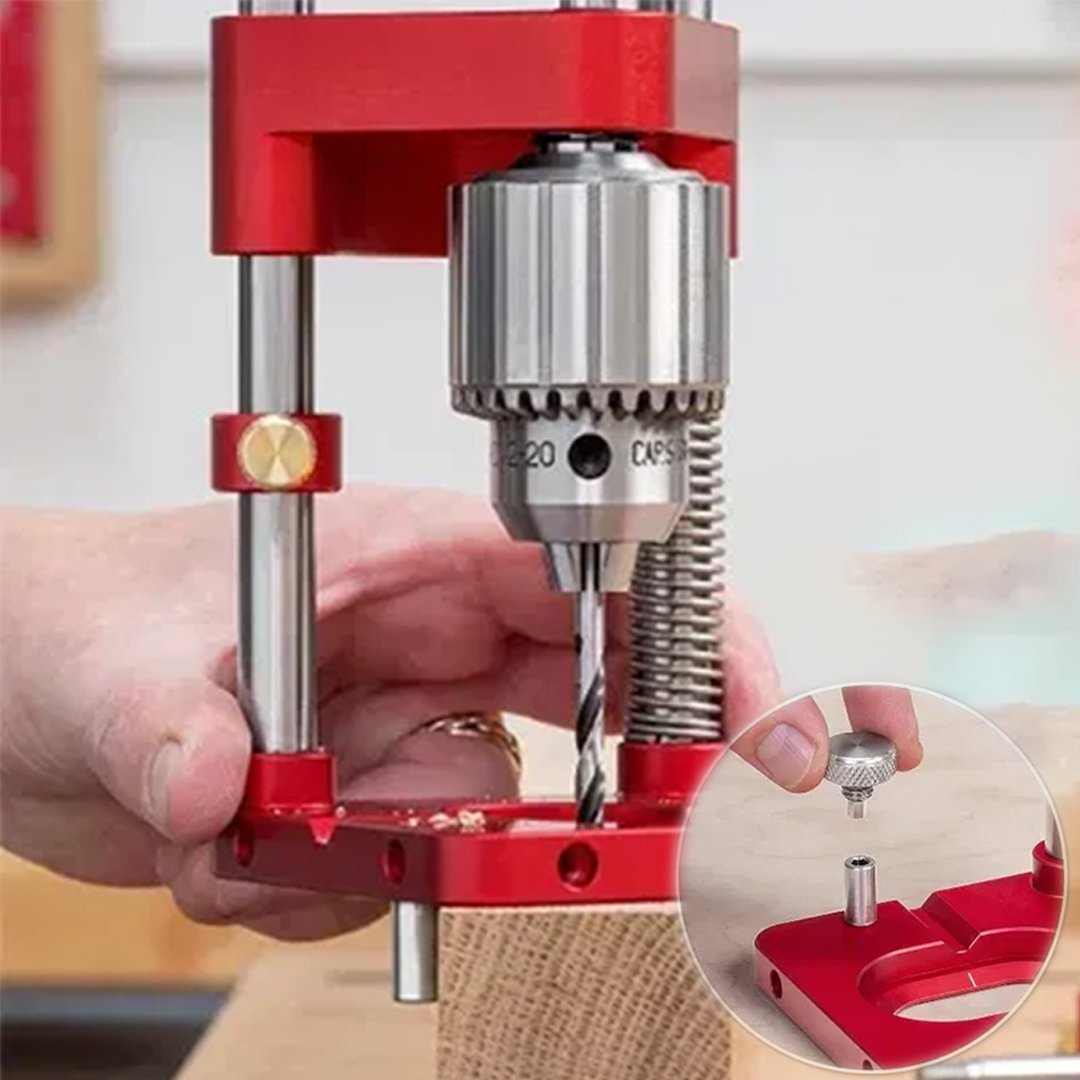 Handheld Drill Guide for Woodworking - Portable & Adjustable | ventumra