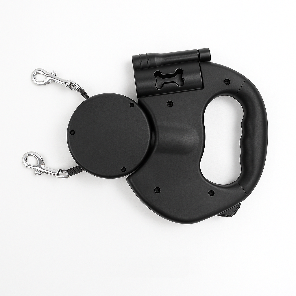 Dual Dog Retractable Leash with 360 Rotation | ventumra