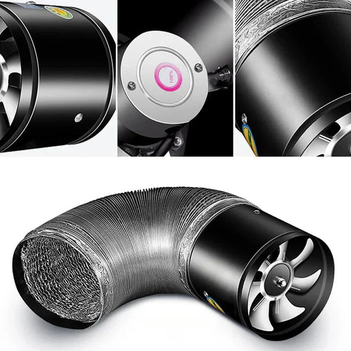 Duct Exhaust Fan With Protective Grille | ventumra