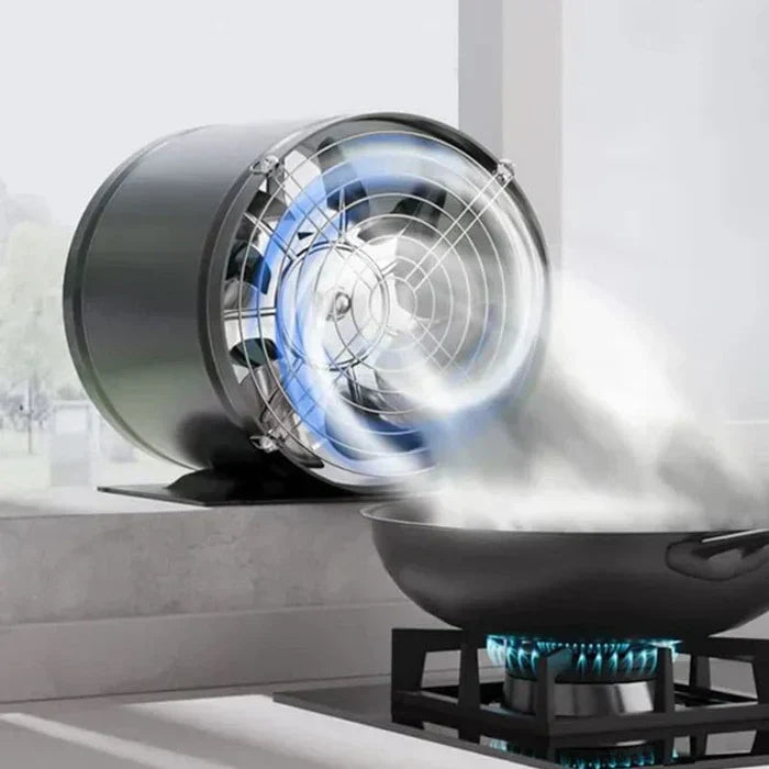 Duct Exhaust Fan With Protective Grille | ventumra