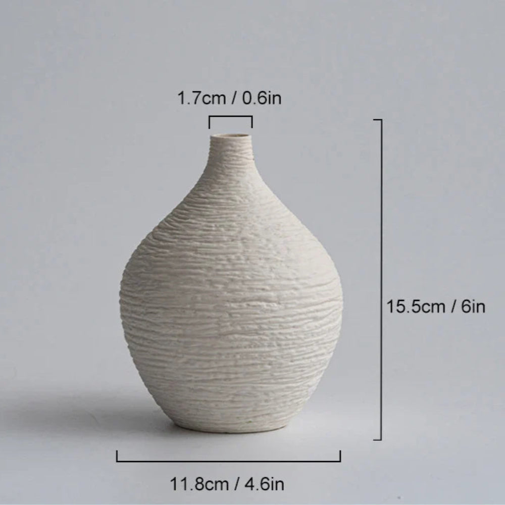 Earthline Ceramic Art Vase | ventumra