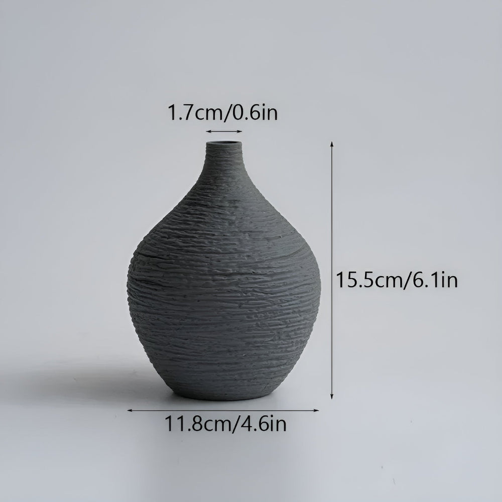 Earthline Ceramic Art Vase | ventumra