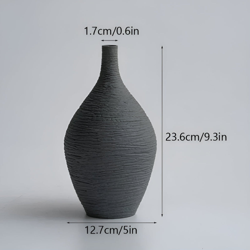 Earthline Ceramic Art Vase | ventumra