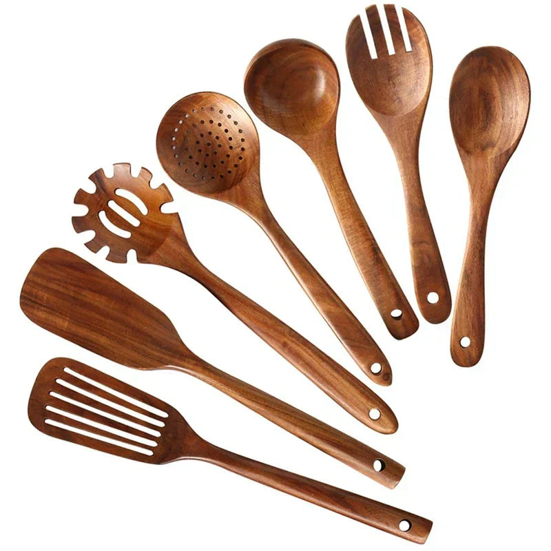 Ecochef – Teak Kitchen Utensil Set | ventumra