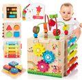 EduCube 8-in-1 Montessori Learning Toy 8 Activities 18+ months | ventumra