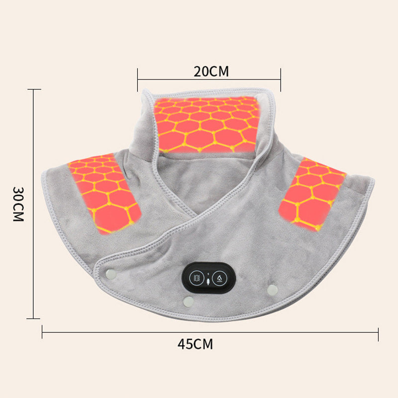 '- Electric heating pad for neck and shoulders with vibration | ventumra